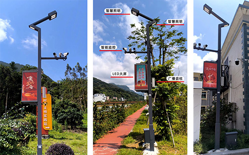 智慧路灯杆作为新型综合智能基础设施，是推动农村治理现代化、智慧化的重要力量。欧陆在线作为智慧杆物联网领域高新技术企业，协助合作伙伴于广东某新农村建成运营智慧路灯杆项目，为传统乡村地区注入新的生命力。